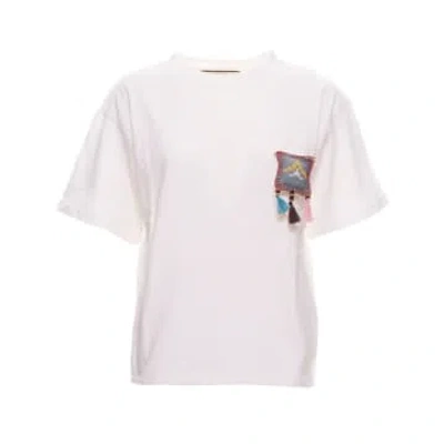 Akep T-shirt For Woman Tskd05208 Panna In White