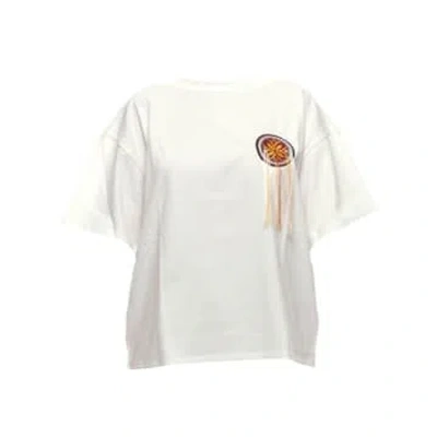 Akep T-shirt For Woman Tskd05210 Panna In White