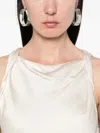 Akep Satin Tank Top In Beige
