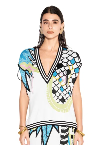 Akep Top With Female Neckline  A V In Other