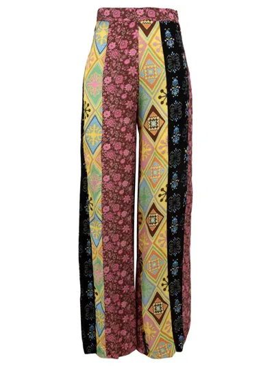 Akep Trousers Multi Colour In Gold