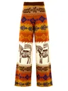 Akep Trousers Multi Colour In Brown