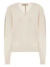 Akep V-neck Cashmere Sweater In Pattern