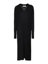 Akep Pleated Polo-collar Maxi Dress In Green