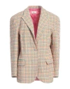 Akep Woman Blazer Orange Size 6 Cotton, Polyester, Elastane In Orange