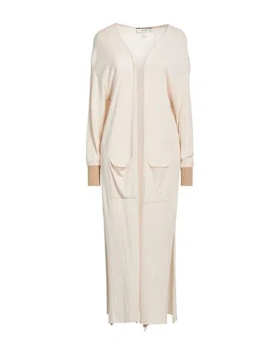Akep Woman Cardigan Cream Size M Viscose, Polyester In Metallic