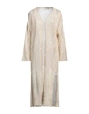 Akep Woman Cardigan Ivory Size Xs Cotton, Polyamide, Viscose, Polyester, Metallic Polyester In White