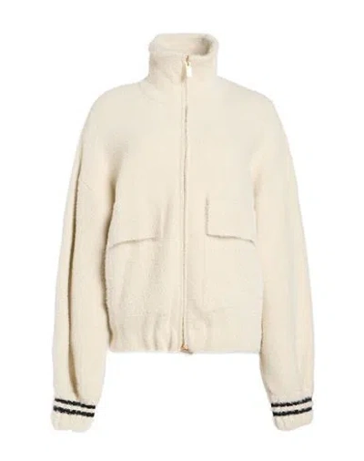 Akep Woman Jacket Ivory Size 4 Polyamide