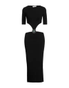 Akep Woman Maxi Dress Black Size 6 Ecovero Viscose, Polyester In Black