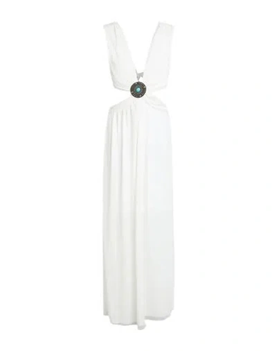 Akep Woman Maxi Dress Off White Size 2 Polyester