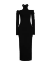 Akep Woman Midi Dress Black Size M Viscose, Polyester, Polyamide In Black