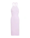 Akep Woman Midi Dress Lilac Size 4 Viscose, Polyester In Purple