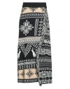 Akep Woman Midi Skirt Black Size 2 Acrylic, Merino Wool, Metallic Fiber, Viscose
