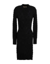 Akep Woman Mini Dress Black Size 4 Viscose, Polyester, Polyamide