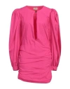 Akep Woman Mini Dress Fuchsia Size 8 Cotton In Pink