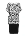 Akep Woman Short Dress Off White Size 8 Cotton