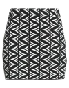Akep Woman Mini Skirt Black Size 8 Ecovero Viscose, Polyester