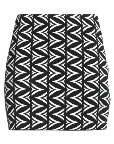 Akep Woman Mini Skirt Black Size 8 Ecovero Viscose, Polyester