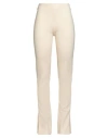Akep Woman Pants Apricot Size 8 Viscose, Polyamide, Elastane In Orange