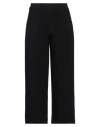 Akep Woman Pants Black Size 4 Merino Wool, Acrylic In Black