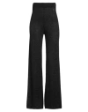 Akep Woman Pants Black Size 8 Viscose, Polyamide, Polyester In Black