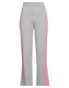 Akep Woman Pants Grey Size 8 Viscose, Merino Wool, Recycled Polyamide, Cashmere