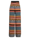 Akep Woman Pants Mustard Size 6 Wool, Acrylic In Yellow