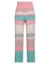Akep Woman Pants Pink Size 6 Viscose, Polyester In Pink