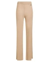 Akep Woman Pants Sand Size 8 Viscose, Polyamide, Polyester In Beige