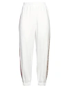 Akep Woman Pants Cream Size M Merino Wool, Acrylic In White