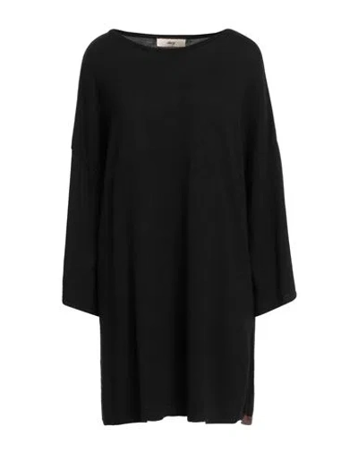 Akep Woman Sweater Black Size 10 Viscose, Merino Wool, Polyamide, Cashmere