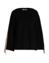 Akep Woman Sweater Black Size 2 Merino Wool, Acrylic