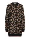 Akep Woman Sweater Black Size 4 Acrylic, Merino Wool, Alpaca Wool, Synthetic Fibers, Nylon In Black