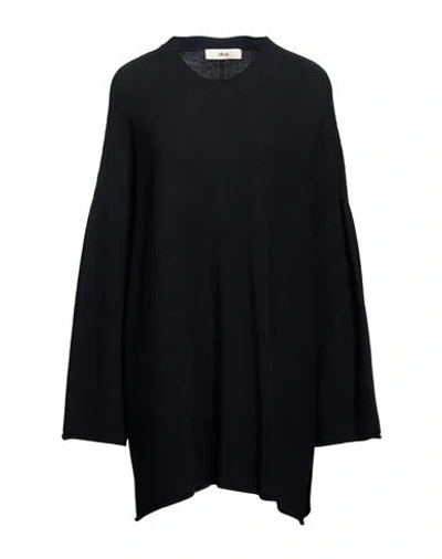 Akep Woman Sweater Black Size 4 Merino Wool, Acrylic