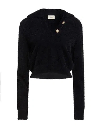 Akep Woman Sweater Black Size 4 Polyamide