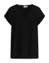 Akep Woman Sweater Black Size 2 Ecovero Viscose, Polyester In Black