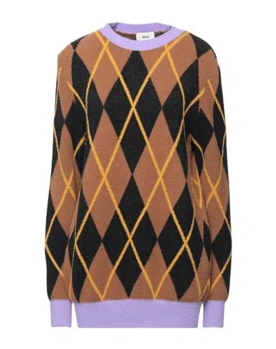 Akep Woman Sweater Camel Size 6 Polyamide In Beige