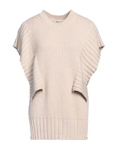 Akep Woman Sweater Cream Size 4 Acrylic, Wool, Alpaca Wool, Viscose, Polyester In Gray