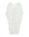 Akep Woman Sweater Ivory Size 6 Viscose, Polyester In White