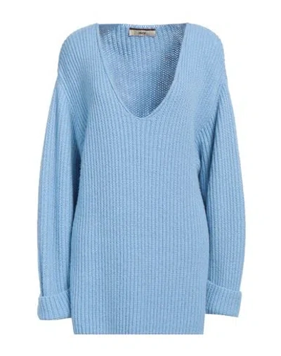Akep Woman Sweater Sky Blue Size S Acrylic, Wool, Viscose, Polyester, Alpaca Wool
