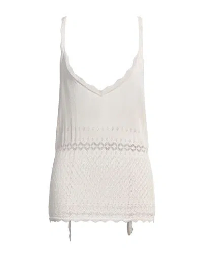 Akep Woman Top Beige Size L Viscose, Polyester