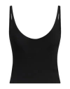 Akep Woman Top Black Size S Ecovero Viscose, Polyester In Black