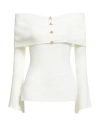 Akep Woman Turtleneck Ivory Size 4 Viscose, Polyamide, Elastic Fibres In White