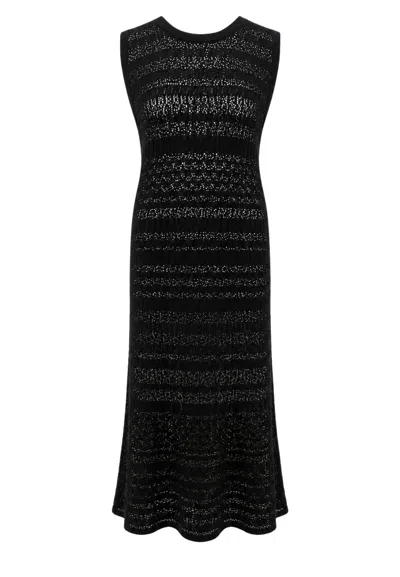 Akep Women's Dress  Striped Striped In Black