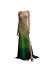 Akep Women's Long Decollet Dress  With Spade