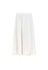 Akep Women's Long Wheel Skirt  With Elastic Waist