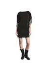Akep Women's Short Sleeve Dress  With Fringes