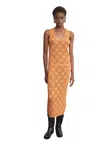 Akep Women's Skirt  Plot Stars In Orange