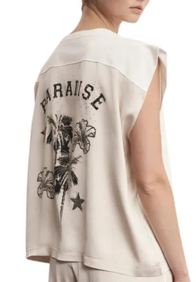 Akep Women's Song  Oversize In White