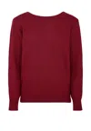 Akep Women's Sweater  Crew Neck In Red